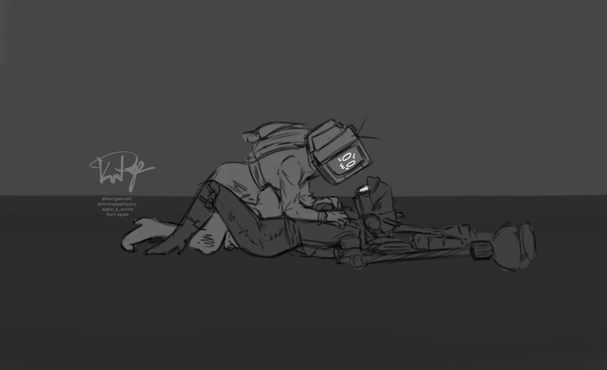 KurtgabrielC's tweet photo. I just realized your single!
-Tv woman #SKIBIDITOILET #fanart #Ep77 #part3 https://t.co/LdqRxdZZFD