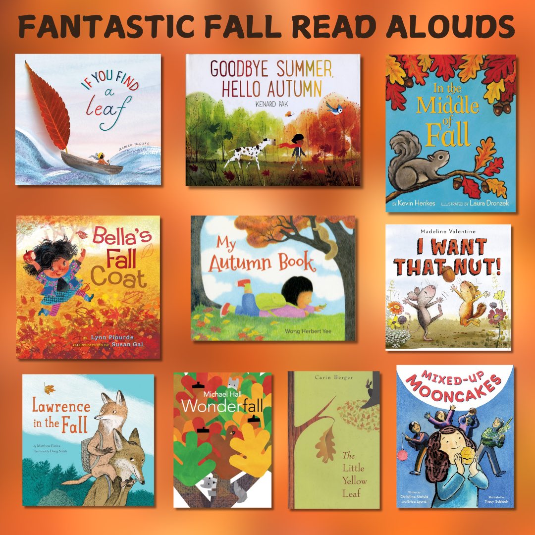 Maria Walther (@mariapwalther) on Twitter photo 🍂 Celebrate the first day of fall with these picture book read-alouds! 🍂 <a href="/MacKidsBooks/">MacKids Books</a> <a href="/randomhousekids/">Random House Children's Books</a> <a href="/penguinkids/">Penguin Kids</a> <a href="/HarperChildrens/">HarperKids</a> <a href="/LittleBrownYR/">Little, Brown Young Readers</a> 🍂 Celebrate the first day of fall with these picture book read-alouds! 🍂 <a href="/MacKidsBooks/">MacKids Books</a> <a href="/randomhousekids/">Random House Children's Books</a> <a href="/penguinkids/">Penguin Kids</a> <a href="/HarperChildrens/">HarperKids</a> <a href="/LittleBrownYR/">Little, Brown Young Readers</a>
