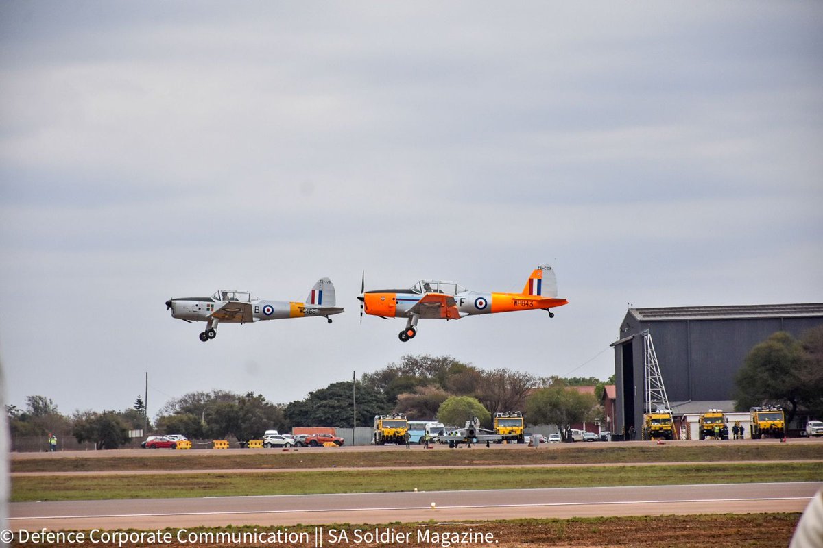 SANDF_ZA's tweet image. #MODMV, Ms Angelina Motshekga views aerial acrobatics displayed by #SAAF military aircrafts at the #AAD2024  airshow in Air Force Military Base in PTA. Africa’s largest aerospace exhibition, trade and airshow closes its curtains on 22 September 2024.