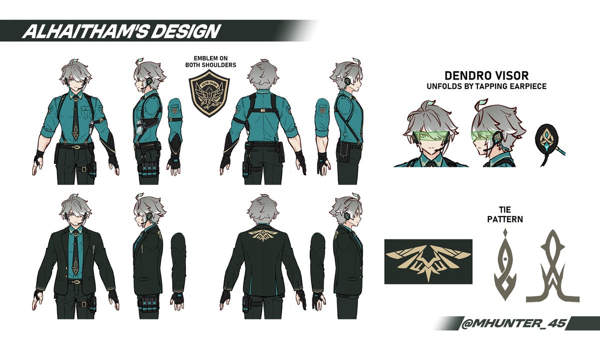 mhunter_45's tweet photo. Really happy to have the chance to design Alhaitham's outfit and weapon for this  #HoYoFair animation Fight at the Museum!

Thank you @SubutaiEdits for the chance to work on this project and everyone that worked on this! ^^

#FlameFusion #GenshinImpact #アルハイゼン #Alhaitham https://t.co/LWqDiVu055