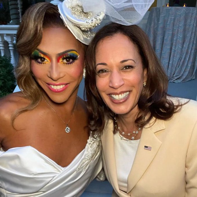 Huberton's tweet photo. Shangela is a drag queen. Shangela has now been accused of s*xual assault by at least 6 people.

Comrade Kamala had a teleprompter for her Oprah interview. 125 people show up for Kamala Harris in Atlanta, Georgia on 9/20. FAKE! SCAM! STAGED! 

Everything she touches turns to shlt!