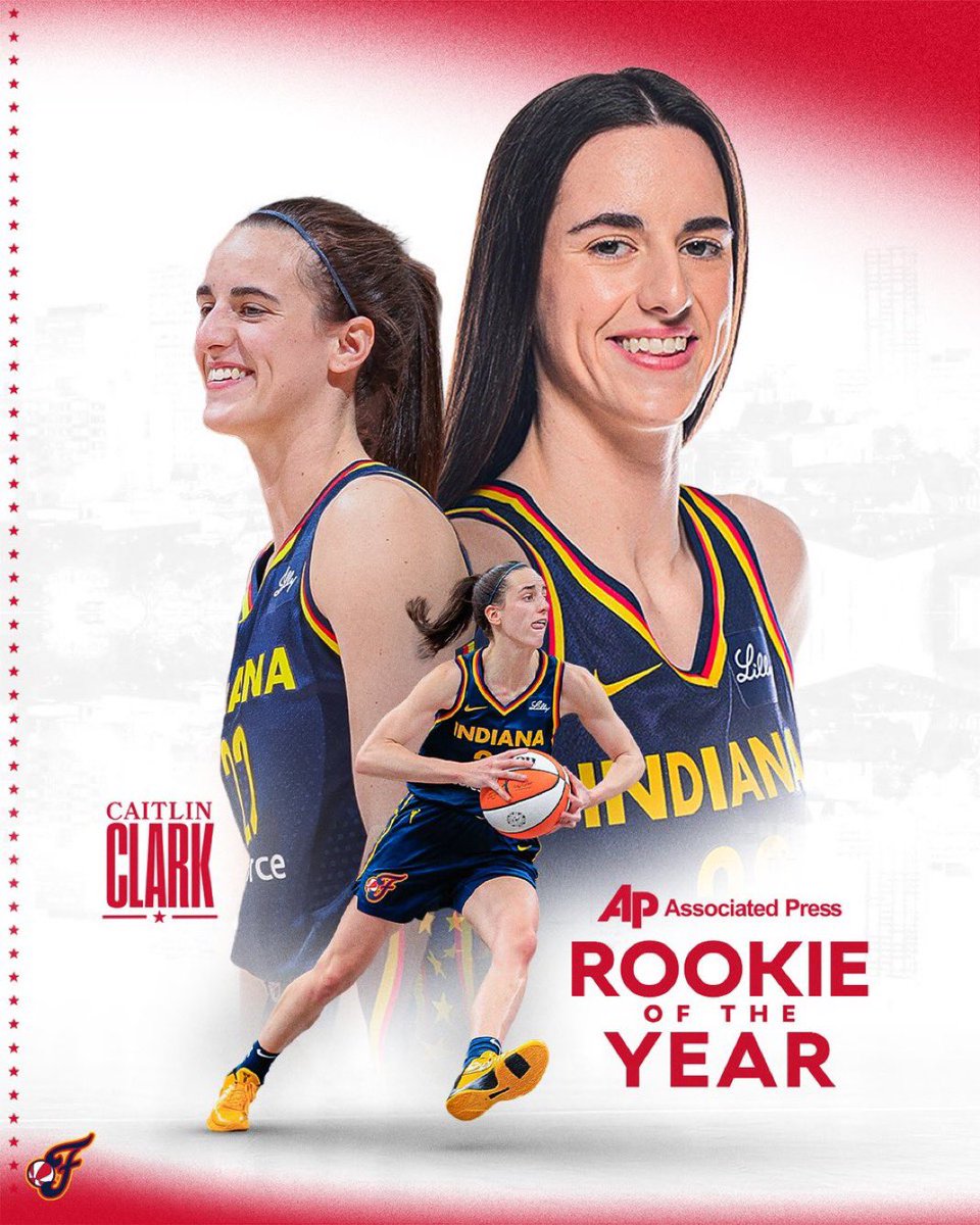 brilewerke's tweet photo. Sept 22, 2024: AP Rookie of the Year 

April 4, 2024: AP Player of the Year 

@CaitlinClark22 is just unreal https://t.co/uPMStGIapU