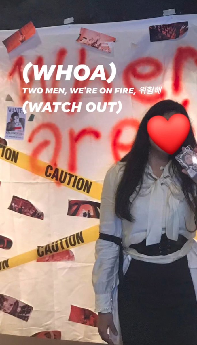 yeorself's tweet photo. my pathetic attempt at hwa's wonderland kingdom outfit + hongjoong's (lowkey) captain band :p thanks to everyone for interacting with me ! hope to see u again soon <3 #Headliners_MATZ https://t.co/ew4R1Iy8xM