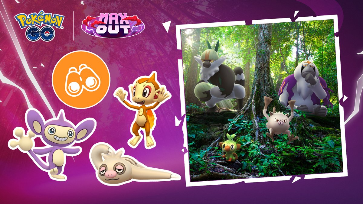 PokemonGoApp's tweet photo. A new Research Day has arrived in #PokemonGO! 

Get ready for event-themed Field Research tasks, wild encounters featuring Oranguru and Passimian, and the Shiny debut of Passimian! https://t.co/Q3rWQ0wvBM