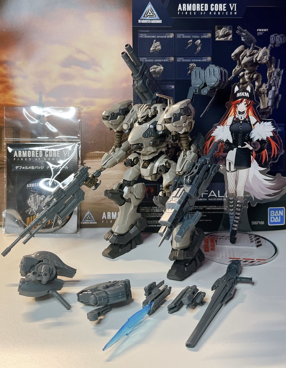 30mm アーマードコアⅥ 7体 オプション セット ナイトフォール