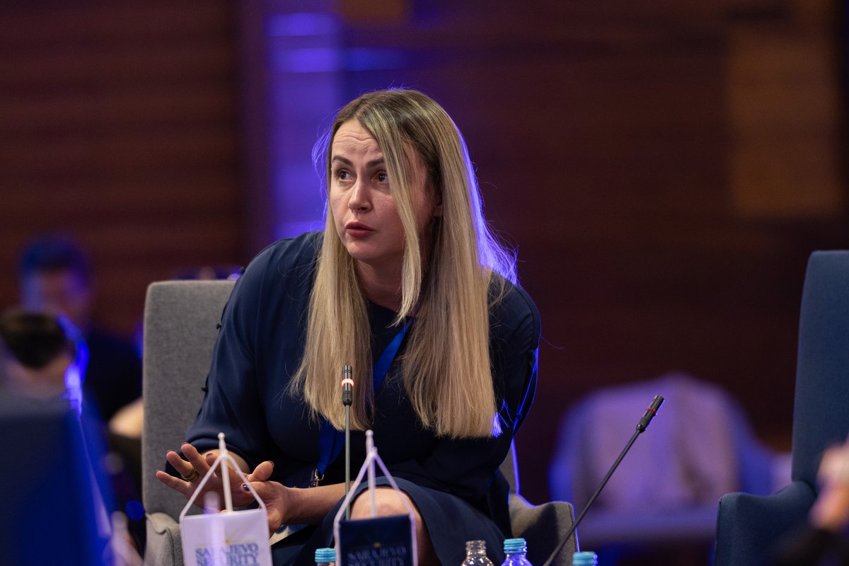 Sarajevo Security Conference (@ssc_sarajevo) on Twitter photo "Young people in Bosnia and Herzegovina often ask why they should reconcile when they didn’t fight. Instead, we focus on #peacebuilding and interethnic dialogue."
<a href="/VelmaSaric/">Velma Saric</a> <a href="/PCRCBiH/">Post-Conflict Research Center (PCRC)</a> "Young people in Bosnia and Herzegovina often ask why they should reconcile when they didn’t fight. Instead, we focus on #peacebuilding and interethnic dialogue."
<a href="/VelmaSaric/">Velma Saric</a> <a href="/PCRCBiH/">Post-Conflict Research Center (PCRC)</a>