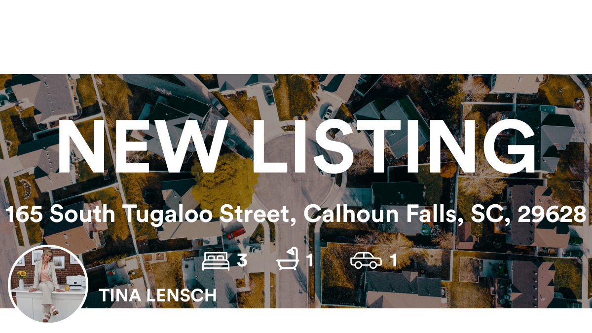 ur4LifeRealtor's tweet photo. 🛌 3 🛀 1 🚘 1
📍 165 South Tugaloo Street, Calhoun Falls, SC, 29628

My latest listing on RateMyAgent.
 17432
https://t.co/MRHVHchIha

...
#ratemyagent #realestate #eXp_Realty https://t.co/WKr1bnwu1a