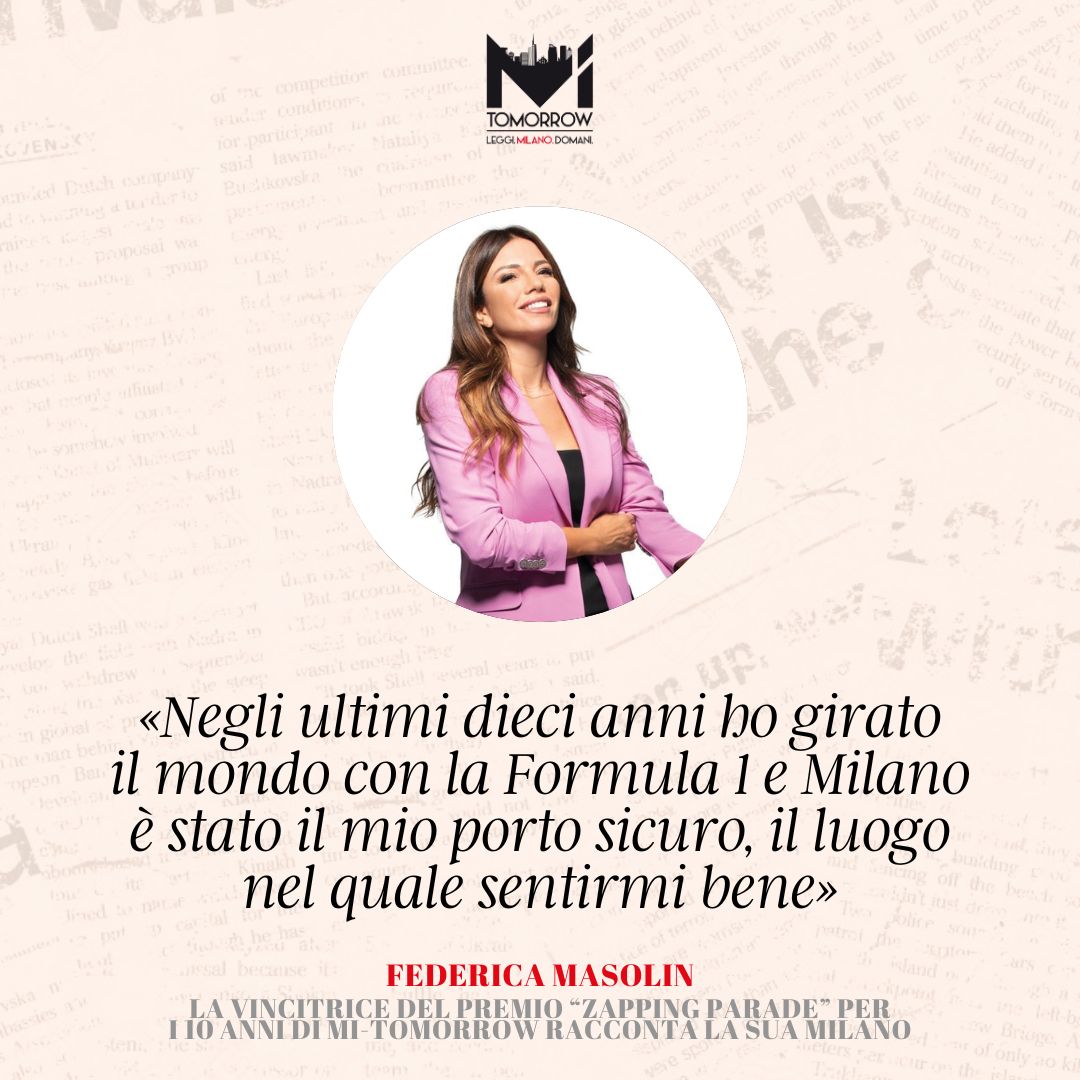 MiTomorrow's tweet photo. «MILANO IL MIO PORTO SICURO» 🎤
La vincitrice del premio "Zapping Parade" per i 10 anni di Mi-Tomorrow racconta la sua Milano
#Milano #Masolin https://t.co/IuDyxGpLdi