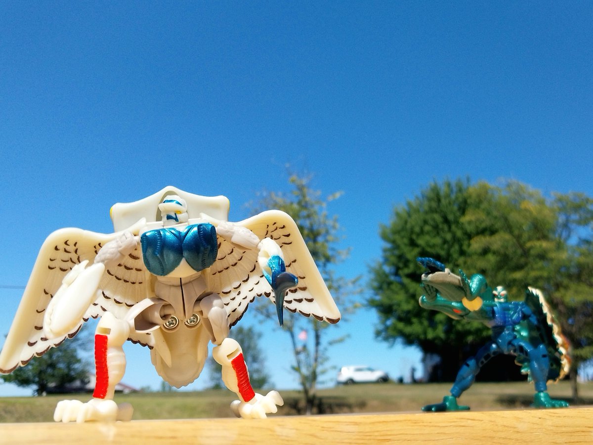 HintonPhotos's tweet photo. Air Hammer vs. Terragator

#ToyPhotography #ToyRobots #ToyswillbeToys #Transformers #Maccadam #BeastWars #natureliestheyrerobotsindisguise #TransMetal #TransMetal2 #Transformers40 #actionfigures #itsnotadollitsanactionfigure #plasticcrack https://t.co/QR24CRjdl1