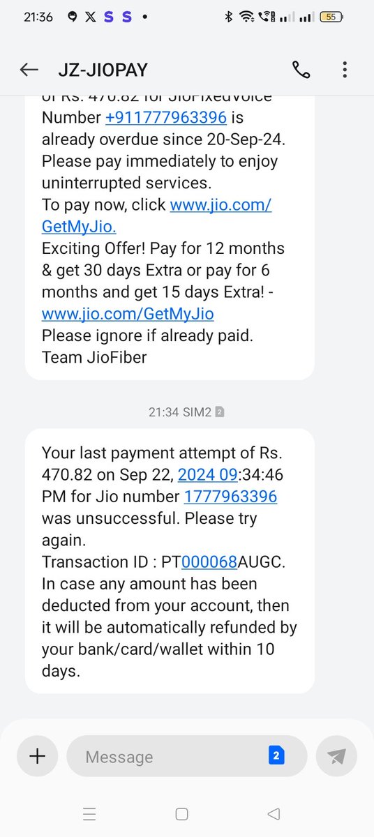 nath_prof's tweet photo. Trade several times to pay @jiofiber bill. Now what to do if they charge extra? #jiofibre @reliancejio  @reliancegroup https://t.co/IPlNPSmlZL