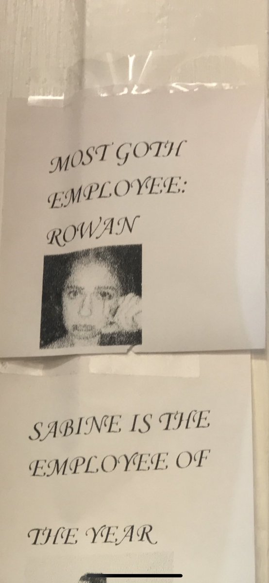 when i worked at brandy melville i was voted most goth employee