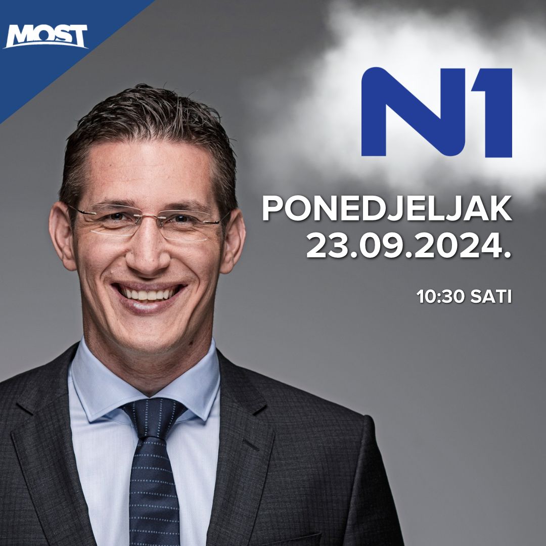 TroskotZvonimir's tweet photo. 📢 VAŽNA OBAVIJEST ���
Dragi prijatelji i pratitelji,
Sutra, ponedjeljak, 23.09.2024. imam nastup na @N1Hrvatska u sklopu programa #N1studio uživo u 10:30h! 🔴
Pridružite mi se u razgovoru o aktualnim političkim i ekonomskim temama i podijelite svoje mišljenje. Vidimo se uživo! 🎤📺
@MostHrvatska #N1Televizija #NastupUživo #PratiteMe #Diskusija