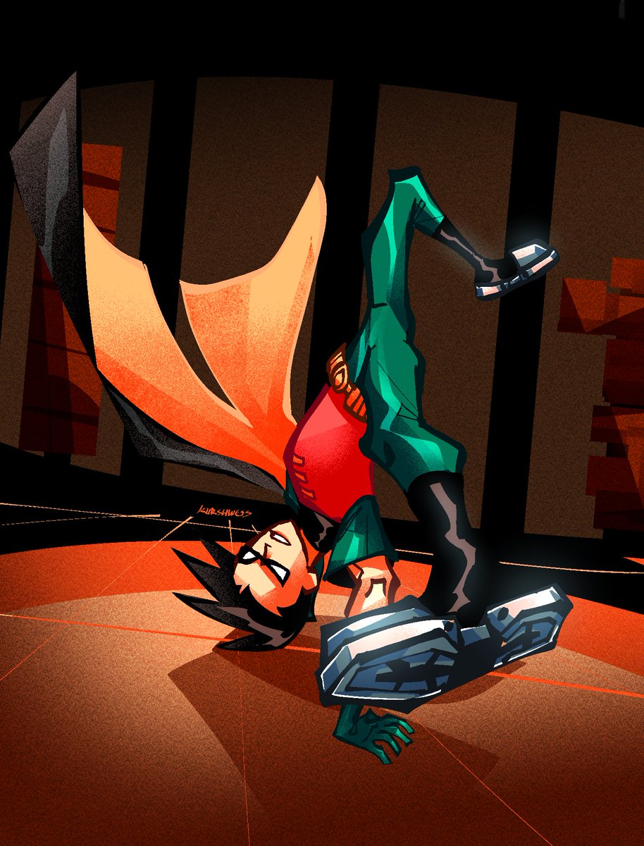 kurshweis's tweet photo. More Robin #teentitans #robin https://t.co/n5Q120mHA3