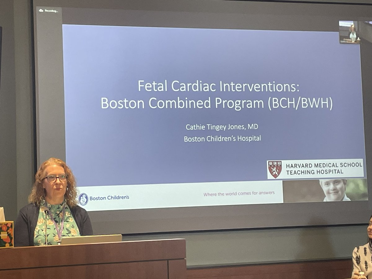 awoytash's tweet photo. @BrighamOBAnes @SMFAHQ @bch_anesthesia Dr Jones presented the long standing experience in Boston performing fetal cardiac interventions including how anesthetic management has changed and neonatal outcomes @bch_anesthesia @SMFAHQ https://t.co/X5khVCBUVm