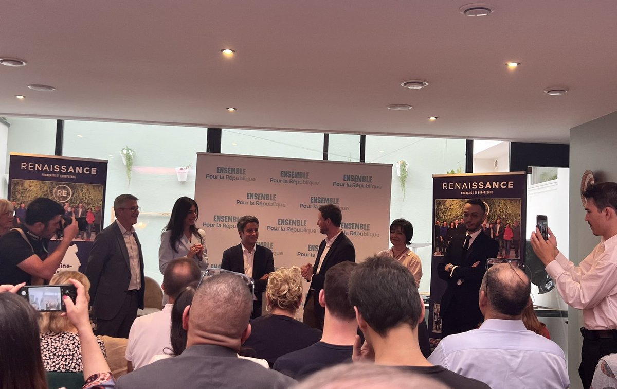 Stéphane Testé (@stephane_teste) on Twitter photo Un plaisir pour @renaissance_SSD d’accueillir <a href="/GabrielAttal/">Gabriel Attal</a> et <a href="/CBeaune/">Clément Beaune</a> pour la réunion de rentrée. Dynamisme et détermination! Un plaisir pour @renaissance_SSD d’accueillir <a href="/GabrielAttal/">Gabriel Attal</a> et <a href="/CBeaune/">Clément Beaune</a> pour la réunion de rentrée. Dynamisme et détermination!