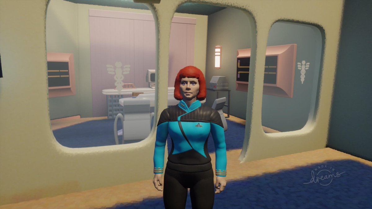 crazillo's tweet image. We‘re still working on Project @enterprise_ps4 D #MadeInDreams. Here’s some of my more recent WIP footage recreating Ten Forward and Sickbay! #StarTrek #StarTrekTNG