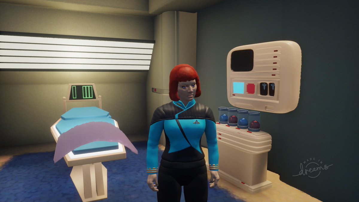 crazillo's tweet image. We‘re still working on Project @enterprise_ps4 D #MadeInDreams. Here’s some of my more recent WIP footage recreating Ten Forward and Sickbay! #StarTrek #StarTrekTNG