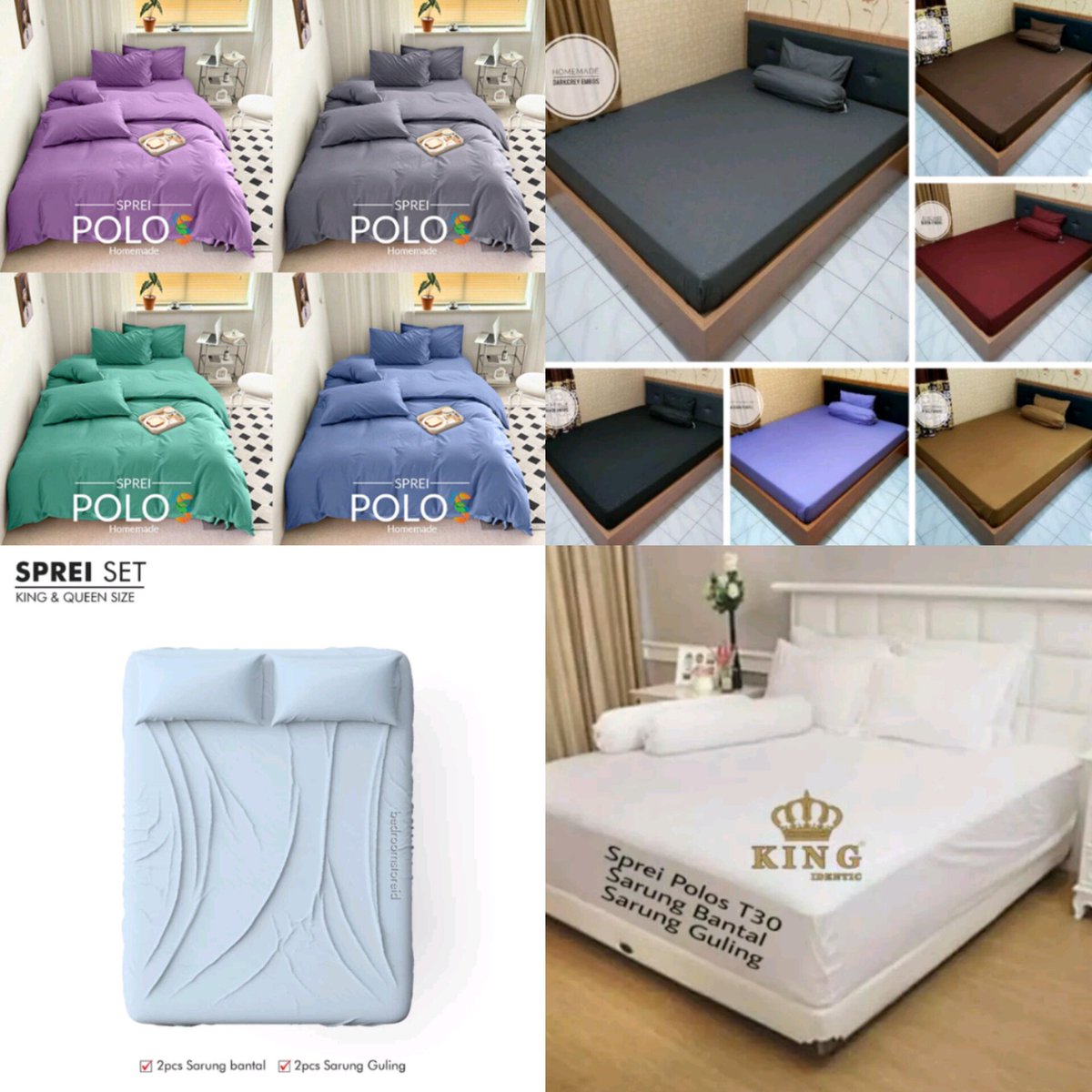 ✨ Rekomendasi sprei set polos aesthetic ✨

Guys buat kalian yang lagi nyari sprei polos harga ramah mending cek thread ini deh, yang pasti warnanya bagus bagus kok ga norak

~ A Thread ~