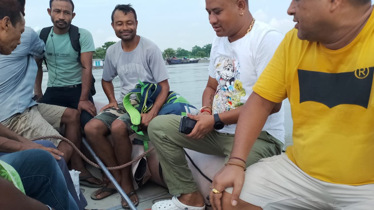 Assam Police (@assampolice) on Twitter photo Kudos to the Majuli <a href="/FnESAssam/">Fire and Emergency Services Assam</a> SDRF team for their swift response to a distress call and the successful rescue of 50 passengers, including 3 children, from SV Subhalaxmi, stranded in the Brahmaputra due to shallow waters.
Your bravery and dedication ensure the safety of all! Kudos to the Majuli <a href="/FnESAssam/">Fire and Emergency Services Assam</a> SDRF team for their swift response to a distress call and the successful rescue of 50 passengers, including 3 children, from SV Subhalaxmi, stranded in the Brahmaputra due to shallow waters.
Your bravery and dedication ensure the safety of all!