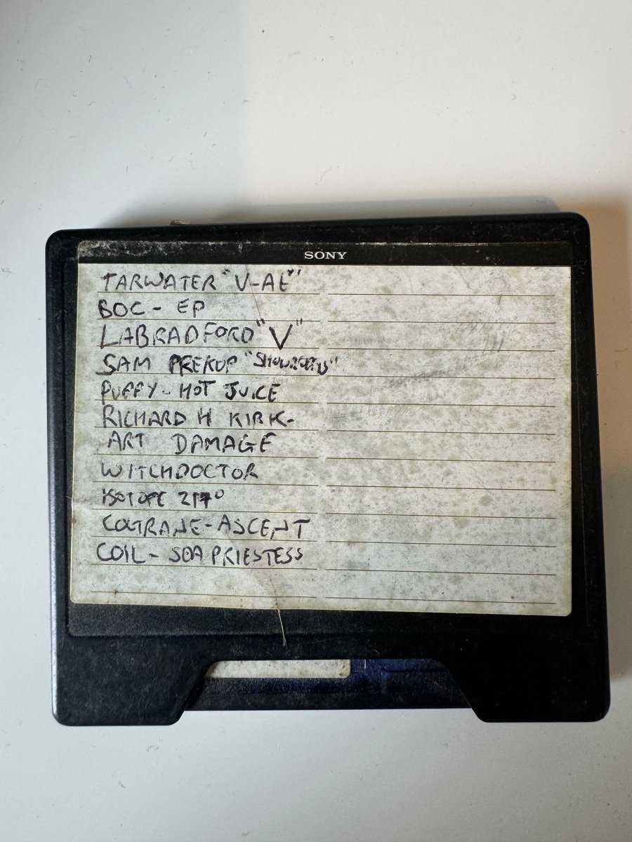 Clearing out boxes.  Date this!