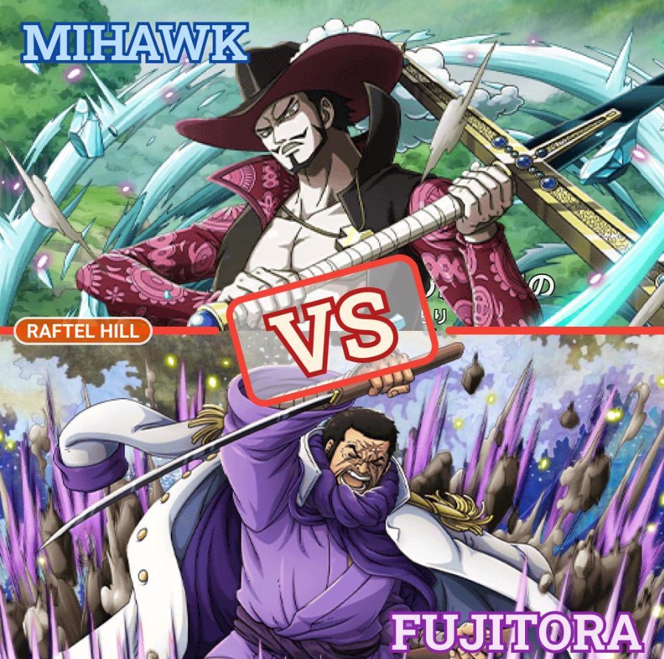 RaftelHill's tweet photo. Mihawk vs Fujitora qui gagne ? ⚔️

#Onepiecefight https://t.co/k5RPtIvotq