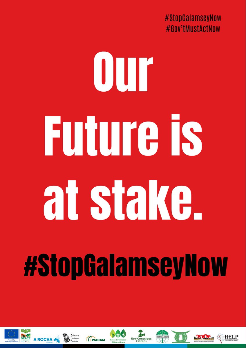 We needs water ways of life, not of death. #StopGalamseyNow
#WeNeedCleanRivers
#SaveRiversToday for #WaterTomorrow
<a href="/JoyNewsOnTV/">JoyNews</a>  <a href="/tv3_ghana/">#TV3GH</a> <a href="/EcoConsciousGH/">Eco-Conscious Citizens</a>  <a href="/arochaghana/">A Rocha Ghana</a> <a href="/stonebwoy/">THE TORCHER</a> <a href="/UNDPGhana/">UNDP Ghana</a> <a href="/IUCN_Water/">IUCN Water and Land Management Team</a> <a href="/IWMI_/">IWMI</a> <a href="/senyohosi/">Senyo Hosi</a> <a href="/SamuelAJinapor/">Samuel A. Jinapor</a>
