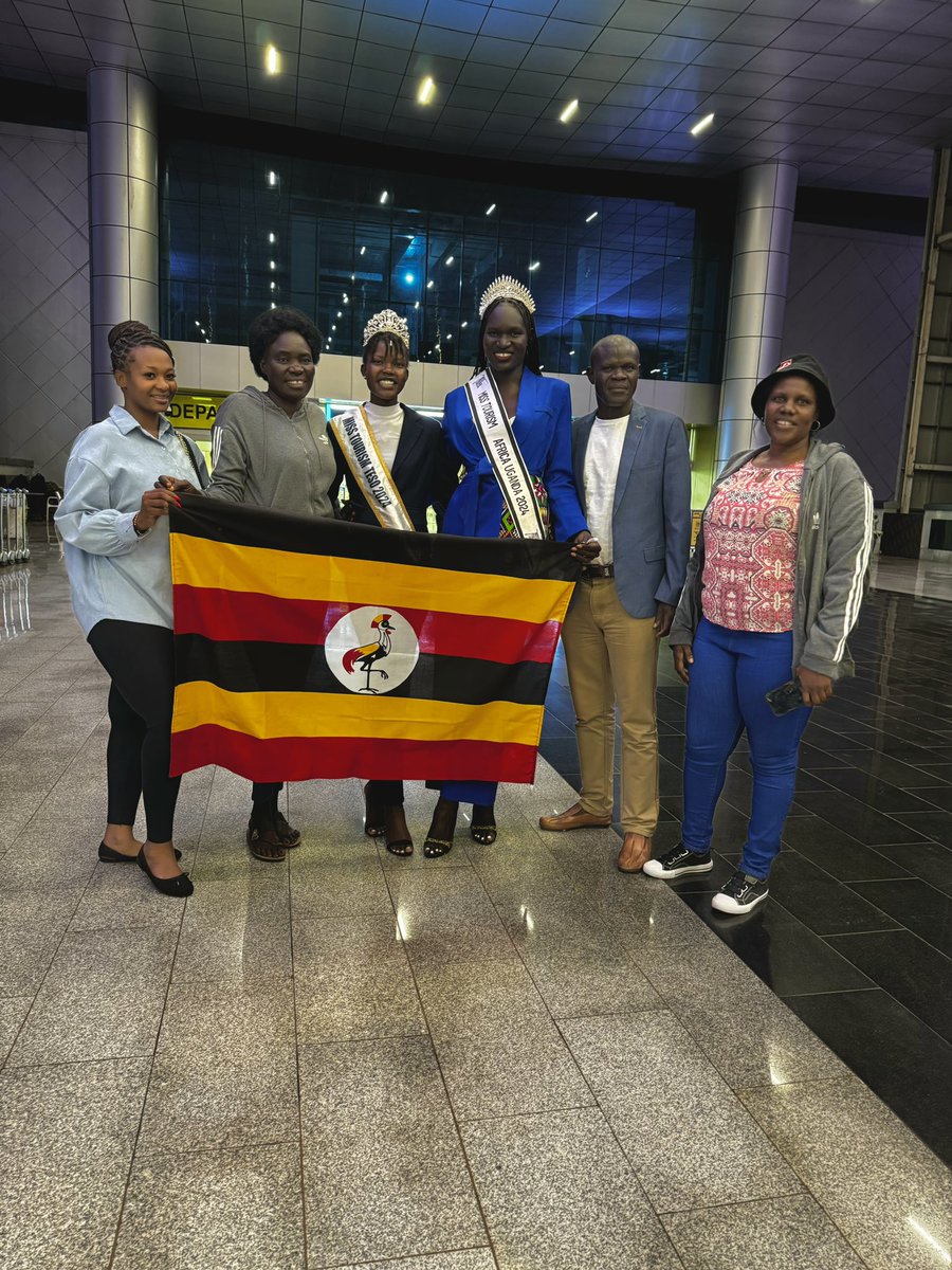 TourismBoardUg's tweet photo. Queen @akellomary30734 the 2nd runner up Miss Tourism Uganda 2023 and the Miss Tourism Teso 2023 has set off to represent #Uganda 🇺🇬 at the Miss Tourism Africa 2024 competitions in Lagos #Nigeria 🇳🇬 alongside 19 other African delegates. 

Let’s support her to bring the crown home. 

Visit https://t.co/5QOyfaZb49 to vote for her. 

#ExploreUganda #MissTourismAfrica