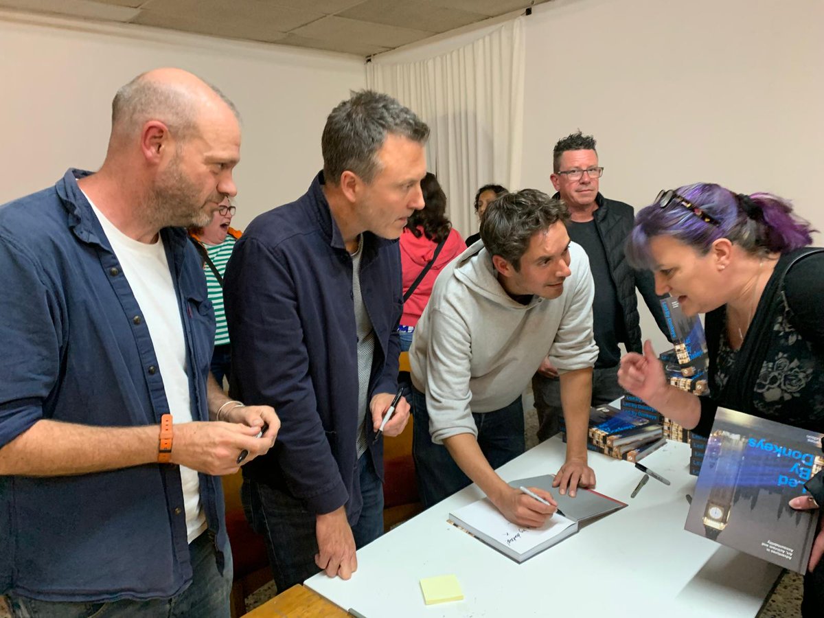 CovertoCoverUK's tweet photo. Big thanks to @ByDonkeys for a great event on Friday night. And to our brilliant audience with some excellent questions.

Special thanks to @VolcanoUK  for their forbearance, @ProfAnnJohn for a masterclass in chairing, and @publicityhannah for sorting.

Well done Swansea! https://t.co/fDWd0POUx2