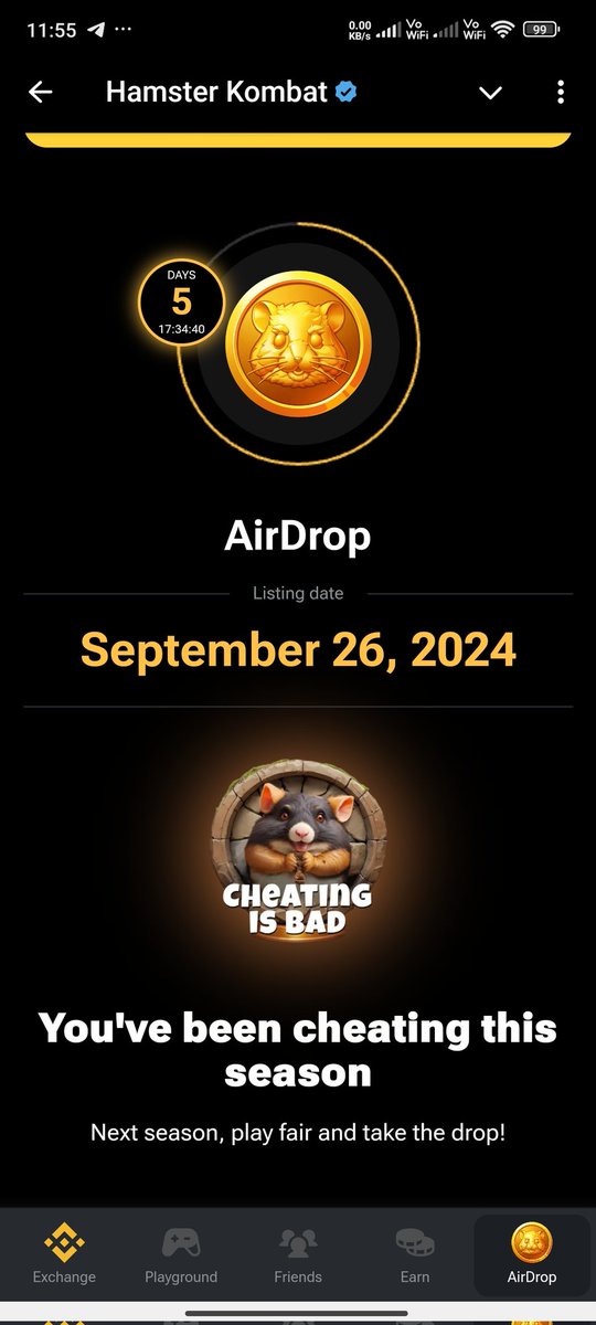 There are many people who were banned without cheating at all. HamsterKombat you need to address this situation, you have made some wrong decisions for the community.
