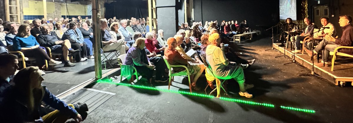 CovertoCoverUK's tweet photo. Big thanks to @ByDonkeys for a great event on Friday night. And to our brilliant audience with some excellent questions.

Special thanks to @VolcanoUK  for their forbearance, @ProfAnnJohn for a masterclass in chairing, and @publicityhannah for sorting.

Well done Swansea! https://t.co/fDWd0POUx2