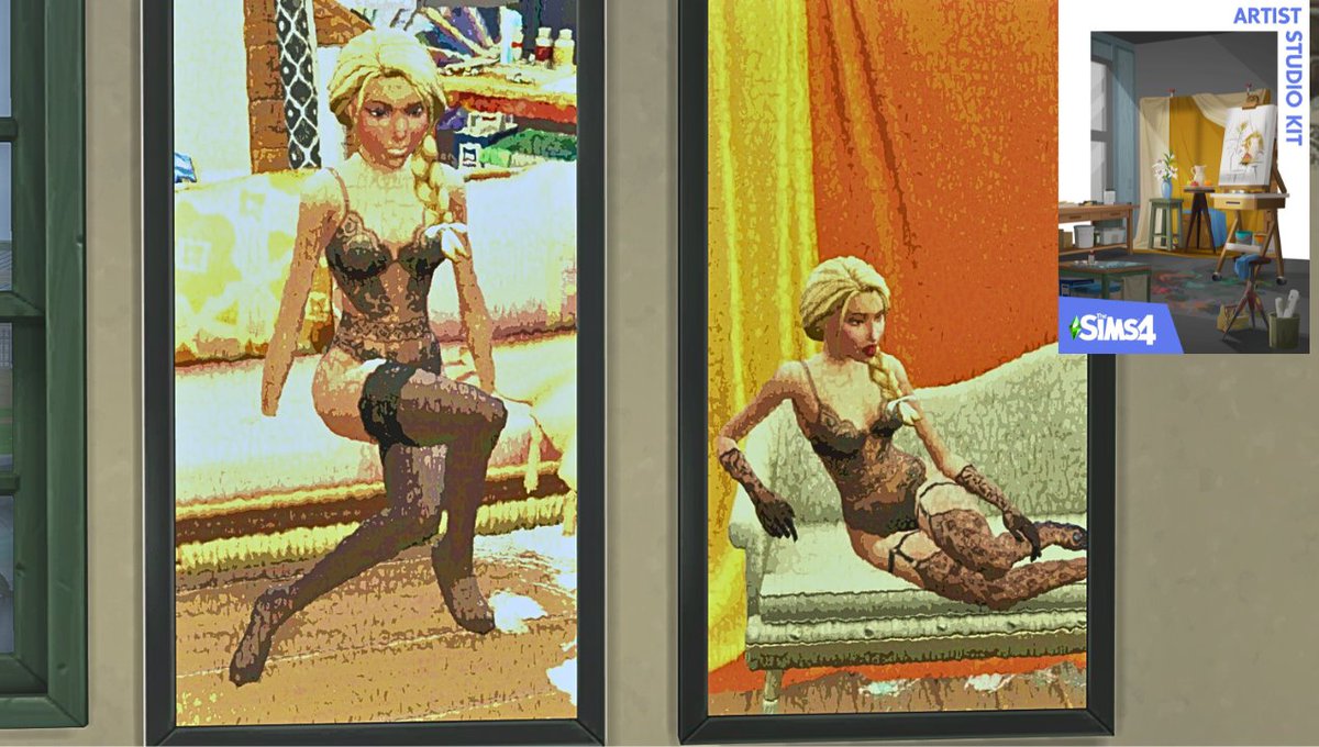 SulSimmer's tweet image. ¡Hola a todos! Acabo de comprar el kit "Estudio de Arte" de Los Sims 4, y quiero mostraros qué tal está.
 Pero eso no es todo, también os voy a enseñar un truco increíble con el que podréis pintar cualquier tipo de imagen sin necesidad de mods..
Video: youtube.com/watch?v=n4TMZa…