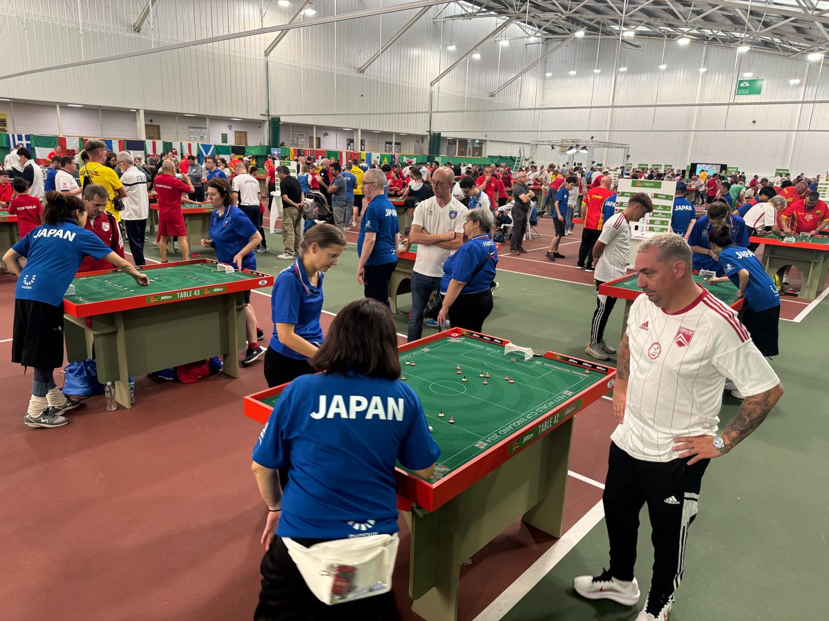 FISTF_WC's tweet photo. The we are heading the end of the groups See results @ https://t.co/18gWYZdNp6
#Subbuteo #FISTFWC24 #FISTF #TunbridgeWells https://t.co/HhDCaHS6Gp