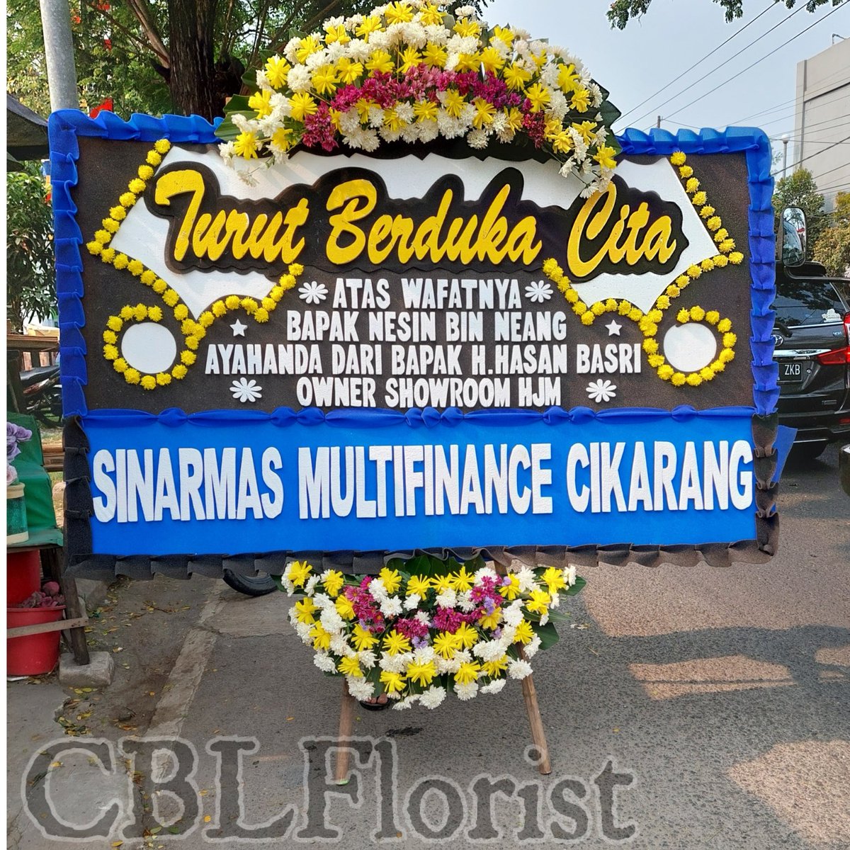 Karangan Bunga Papan 
Turut Berduka Cita

Pengiriman Jabodetabek dan Karawang

info 
Whatsapp
0812 1171 3020

#cblflorist #cikarang #bekasi #karanganbunga #dukacita #meikarta #lippocikarang #jababekacikarang #jakarta #karawang