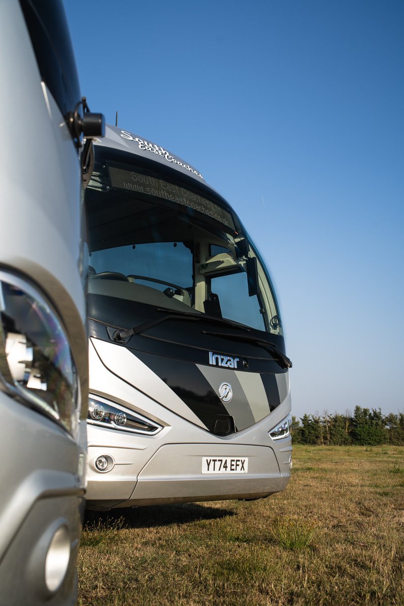 se_coaches's tweet photo. Committed to providing the very best service to our clients, we are proud to introduce two brand new @DAFTrucksUK @IrizarUK i6s efficient coaches to join our fleet.

Check out our first pictures 👈🏻

For all enquiries please email info@southeastcoaches.co.uk 📲 https://t.co/rlJsY6JXfJ