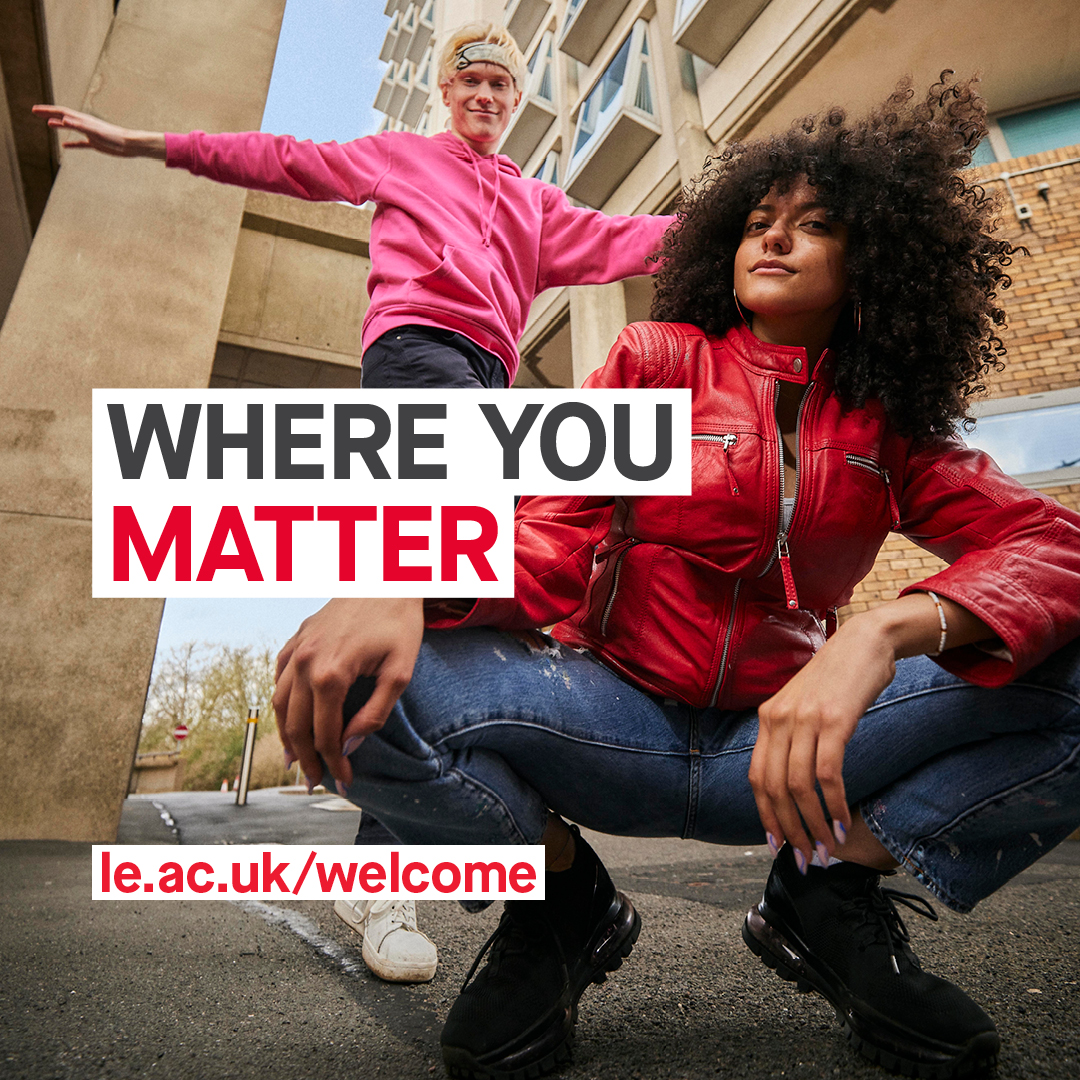 Hello to all our new students moving in this weekend! We are SO happy to see you! Plan your Freshers' Week ➡️ le.ac.uk/study/welcome/…

We understand moving to uni can feel scary, we've got your back. ➡️ le.ac.uk/study/welcome/…

#CitizensOfChange | #LeicesterWelcome