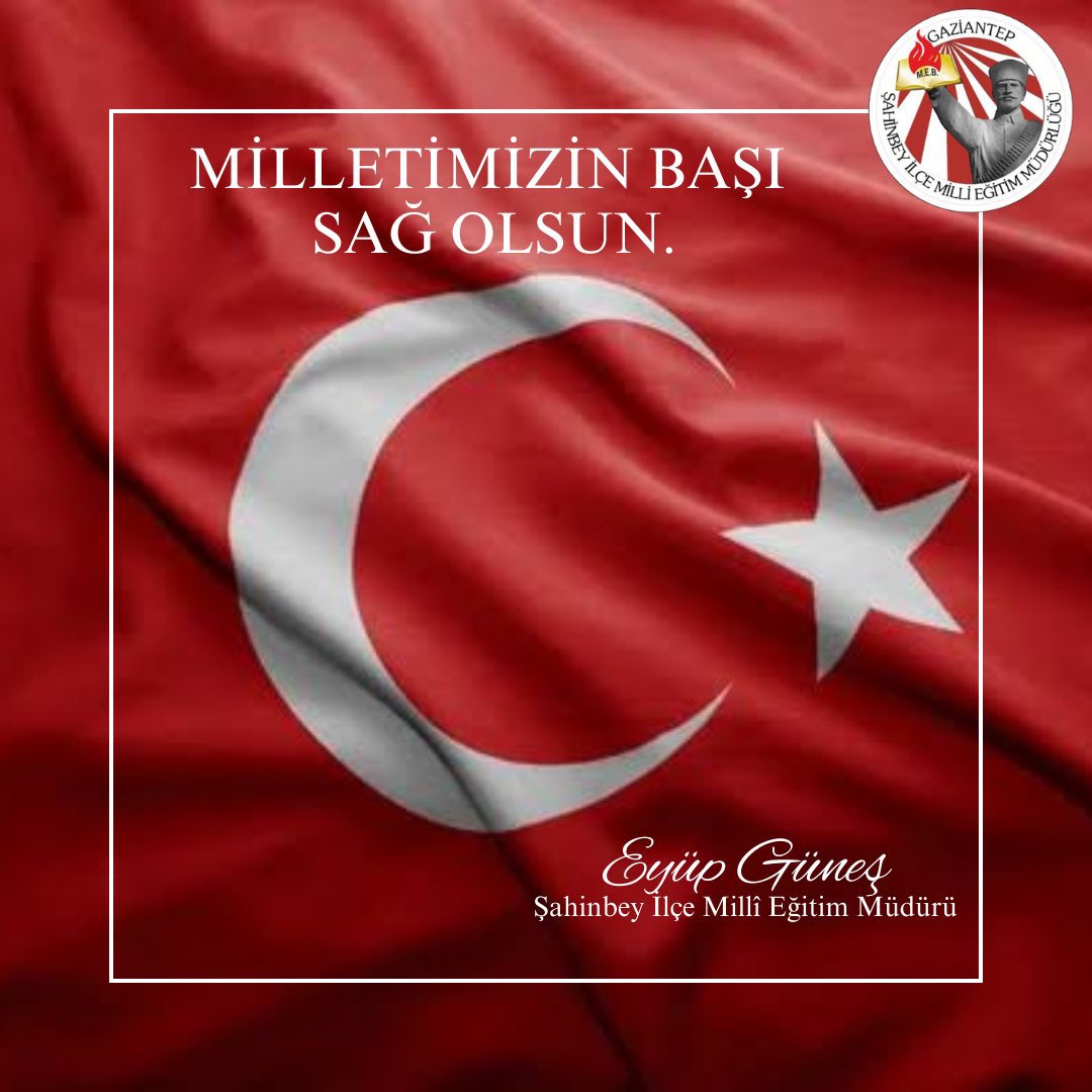 sahinbeymem's tweet photo. Pençe-Kilit Harekâtı bölgesinde şehit düşen Piyade Sözleşmeli Er Maşallah Abakay'a Allah’tan rahmet, kederli ailesine sabır ve metanet diliyorum.

Milletimizin başı sağ olsun. 🇹🇷

          Eyüp Güneş
İlçe Millî Eğitim Müdürü https://t.co/UcH3I9co64