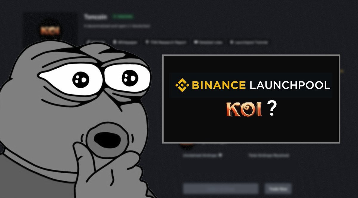 KOAI will be next on the Binance Launchpool.

A hidden gem combining GameFi and AI narrative.

Get it early to earn the biggest part of the airdrop🧵👇