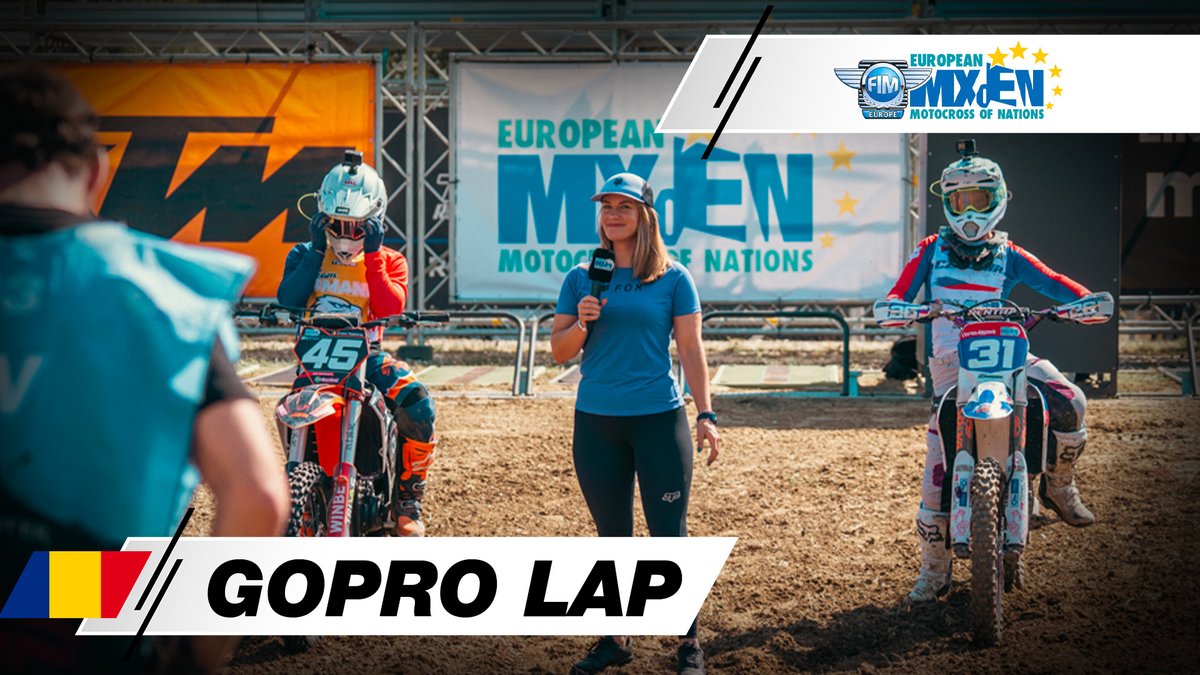 mxgp's tweet photo. Jump on board with Team Romania riders Eross Koppany and Aneta Cepelakova for a lap around the Motocross of European Nations track in Bucharest!
Watch the GoPro Lap HERE ➡️ https://t.co/3uqvYt9deB
#MXGP #MXoEN #Motocross #MX #Motorsport https://t.co/l4xPxVMwQO