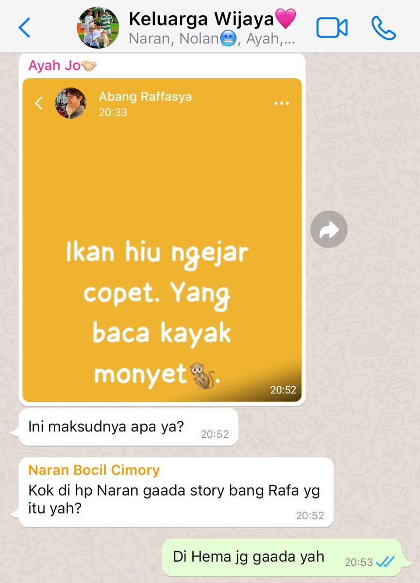 Yellooowme's tweet photo. ;Story wa #wijayafams
—johnny ft 00l few tweets au https://t.co/ran5stlCe1