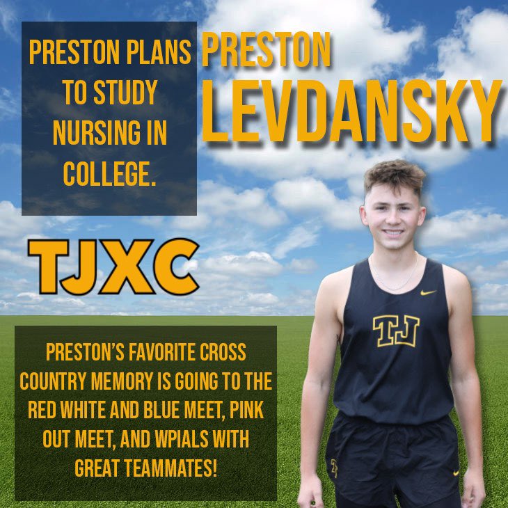 Celebrating our Seniors! 
Congratulations  Preston! 
<a href="/wjhsd/">West Jefferson Hills SD</a>  <a href="/TJHSJaguars/">TJHSJaguars</a>