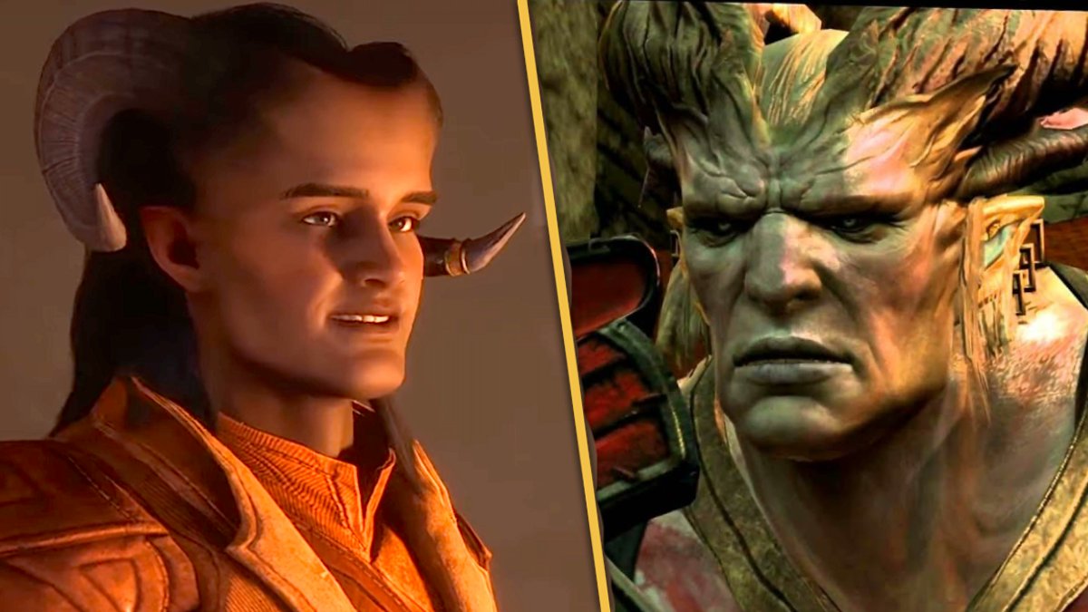 GundamIsHere's tweet photo. The Qunari went from being badass to, I don't know, what this even is!? Dragon Age is DOA, and as a long-time fan, I am out. https://t.co/PwbtJlLlQf
