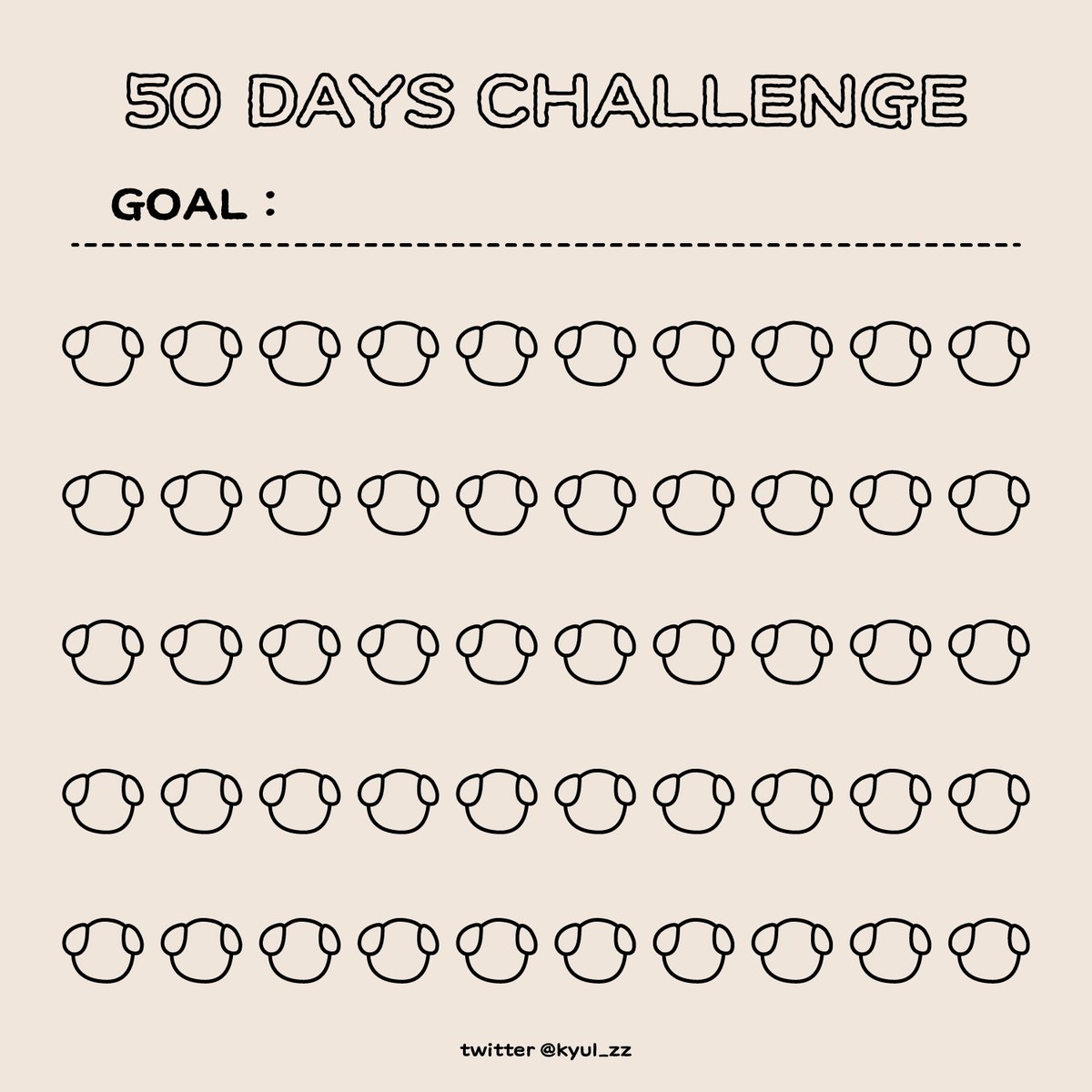kyul_zz's tweet photo. 50 일 챌린지 업로드합니다. . 

수능이 거의 50 일 남앗다면서요 . . 아이콘을 새로 그릴 필요는 없어서 수험생의 요청까지만 듣기로 햇습니다 . . 빠이띵!! 

100 일 챌린지 늦으신 분들도 요거 사용하셔서 성공한 챌린지가 되시기를 바라요 . . https://t.co/NYAzCrj4vI