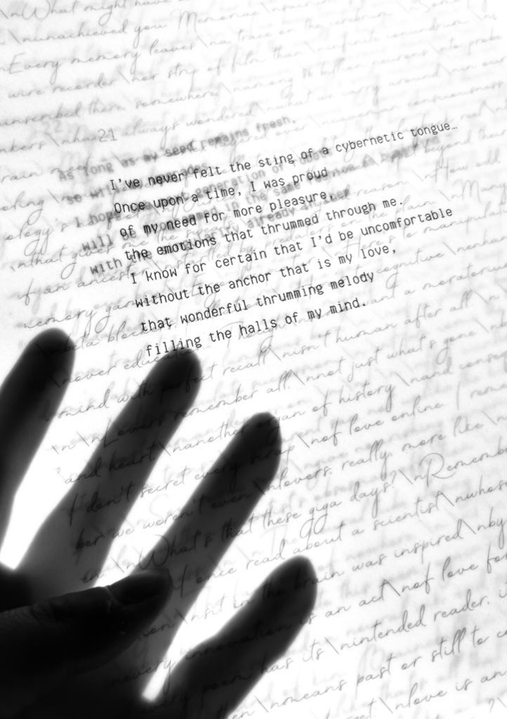 sashastiles's tweet image. AI-generated poetry layered with its training data — my own poems — on sheets of vellum. In this forthcoming collection of physical poem-objects, I’ve curated sections from the dataset I used to fine-tune #Technelegy in 2019 with related outputs from the generative poem cycle