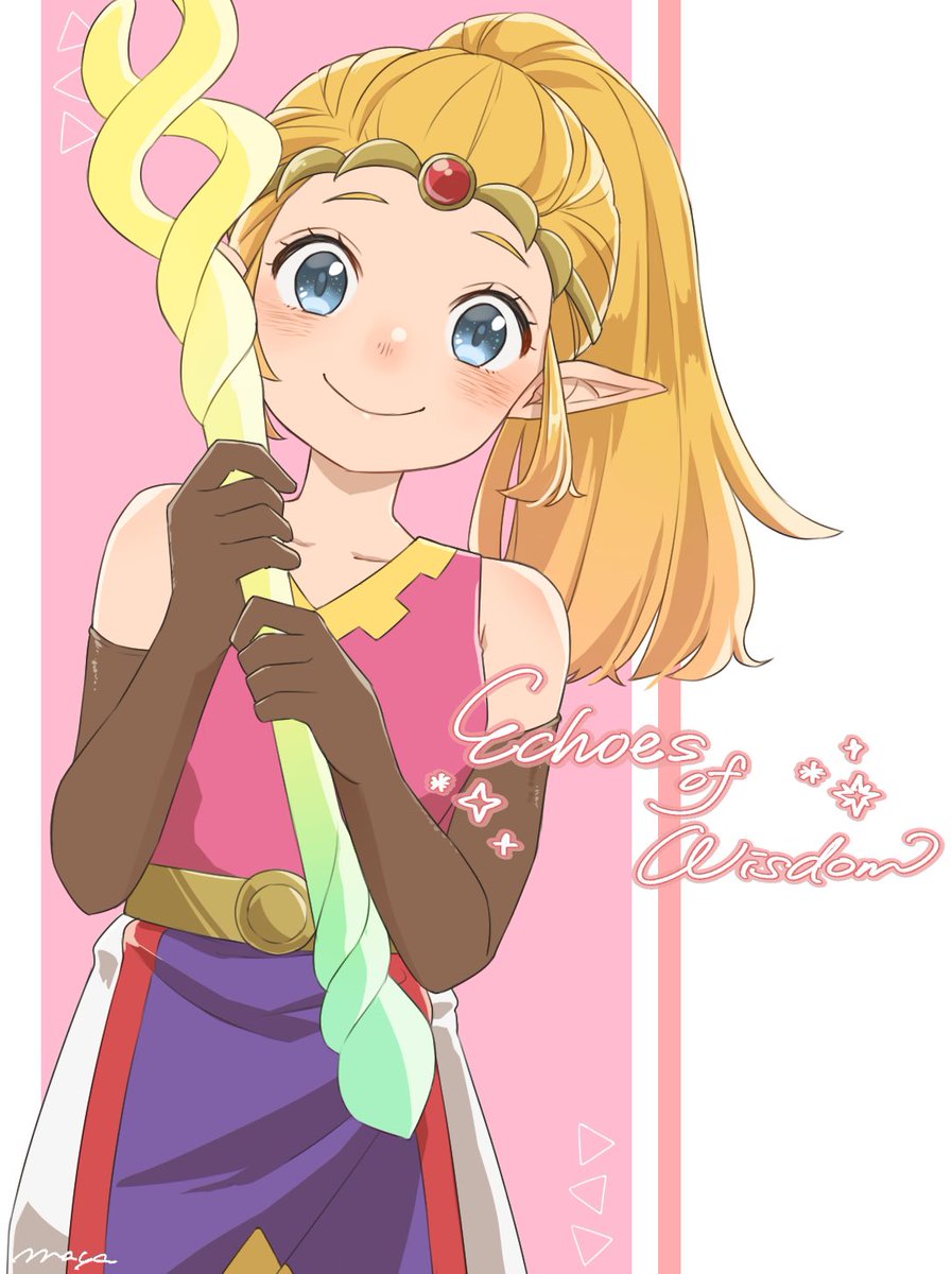 ポニテゼルダかわいい〜！ 発売まであと4日✨ #ゼルダの伝説 #知恵の