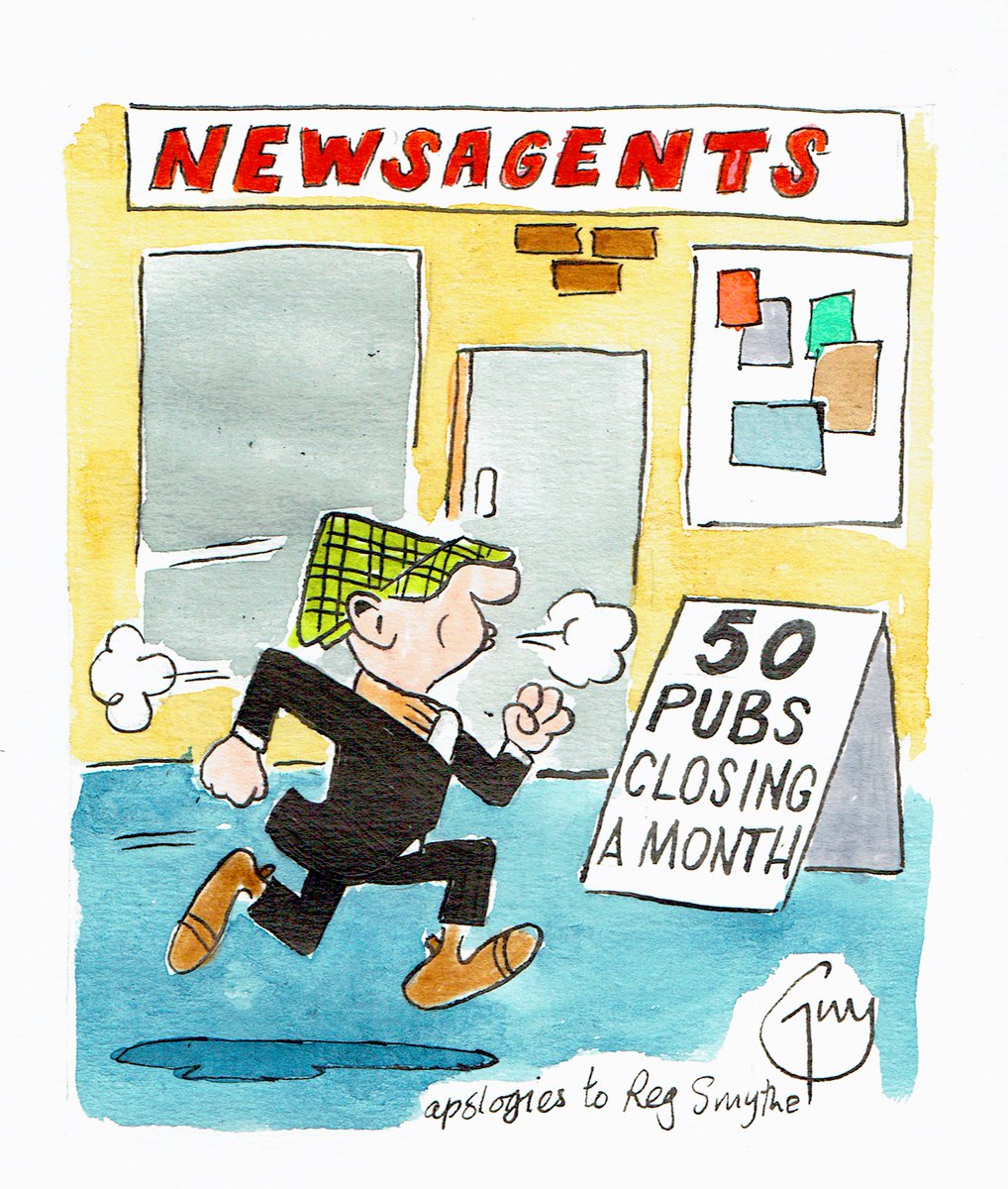 godfreychurch's tweet photo. My cartoon for Monday's @MetroUK @MetroPicDesk #pubs #andycapp #publichouses #austerity https://t.co/Q7q7WTuSfO