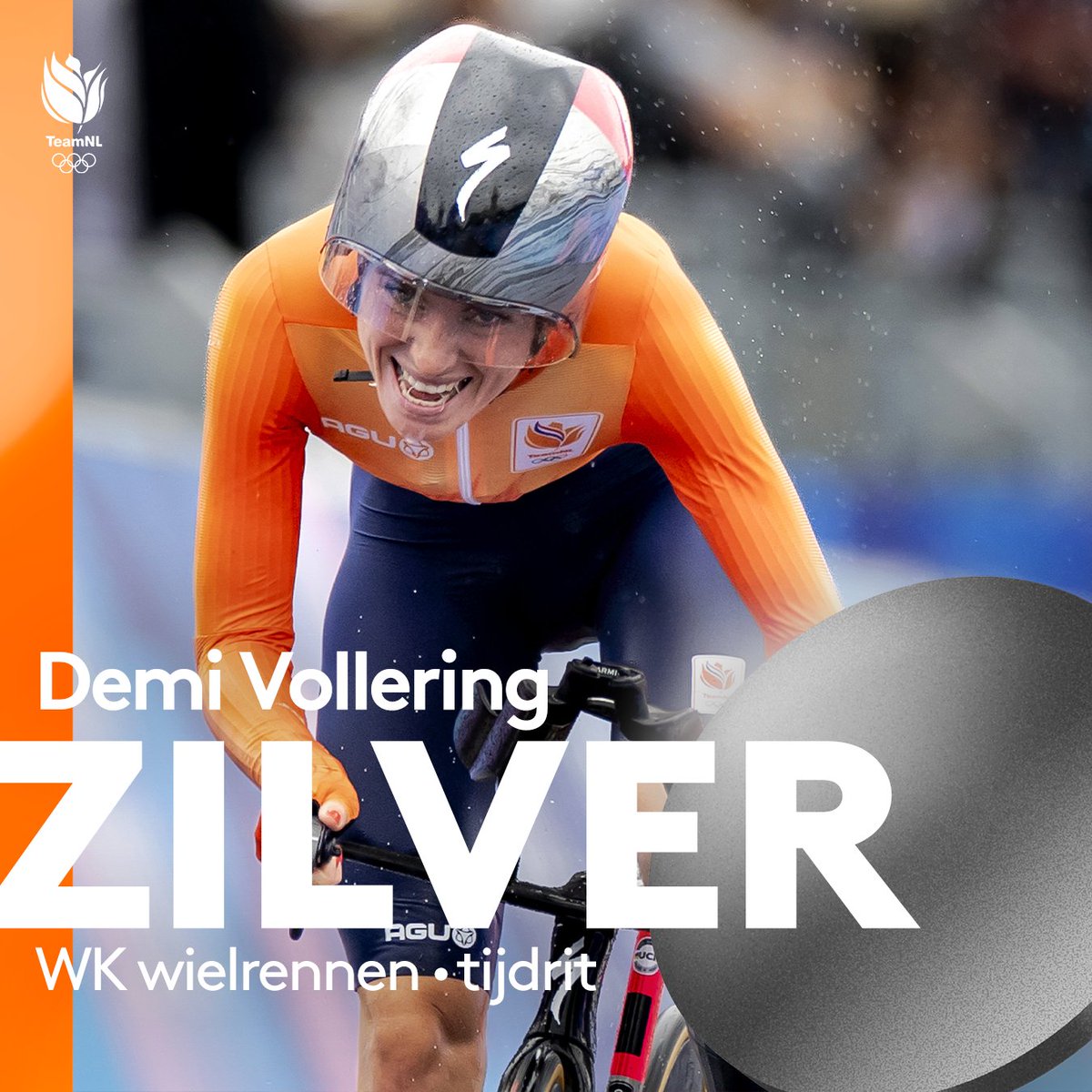 Voor even heel dichtbij de wereldtitel 😱

Alles gegeven op de tijdrit en dat is goed voor prachtig WK-zilver! 🥈

#TeamNL