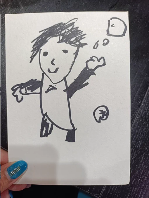 ふと思い立って片付けてたら当時6歳だったお子の絵が出てきて、和んでたら、実は真理すぎるカルタだったので刺さりまくってる 