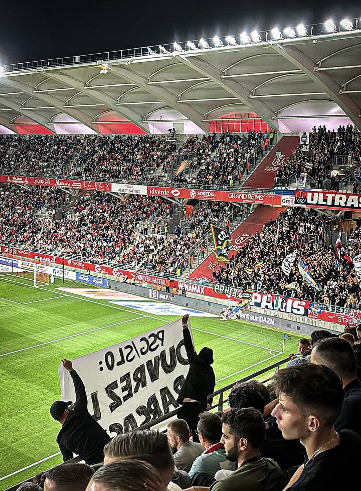 sparisiens1970's tweet image. REIMS - PSG 21/09

PSG/SLO : OUVREZ LE PARCAGE 

@A_N_Supporters @PSG_inside