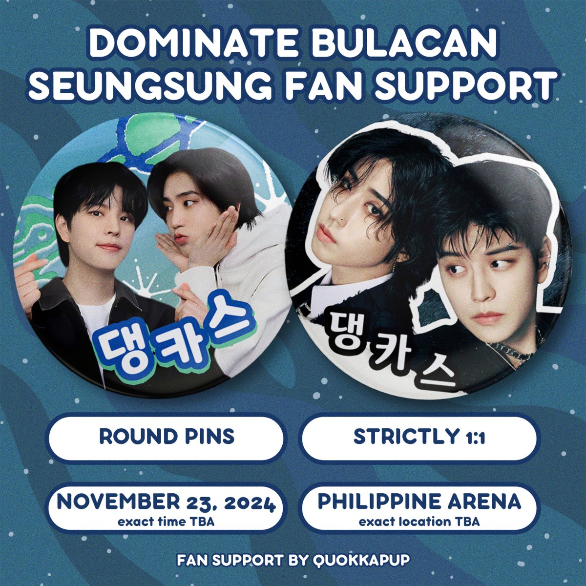🐶 댕카스 🐿️

Stray Kids <dominATE BULACAN> 
SEUNGSUNG FAN SUPPORT

💙 like &amp; rt this post
🤍 follow <a href="/quokkapup/">noelle💫</a> 
💙 on the spot trades only
🤍 show me any seungsung/han/seungmin merch

see you! ^^

#dominATE_BULACAN #SKZinPH
#HAN #한 #SEUNGMIN #승민
