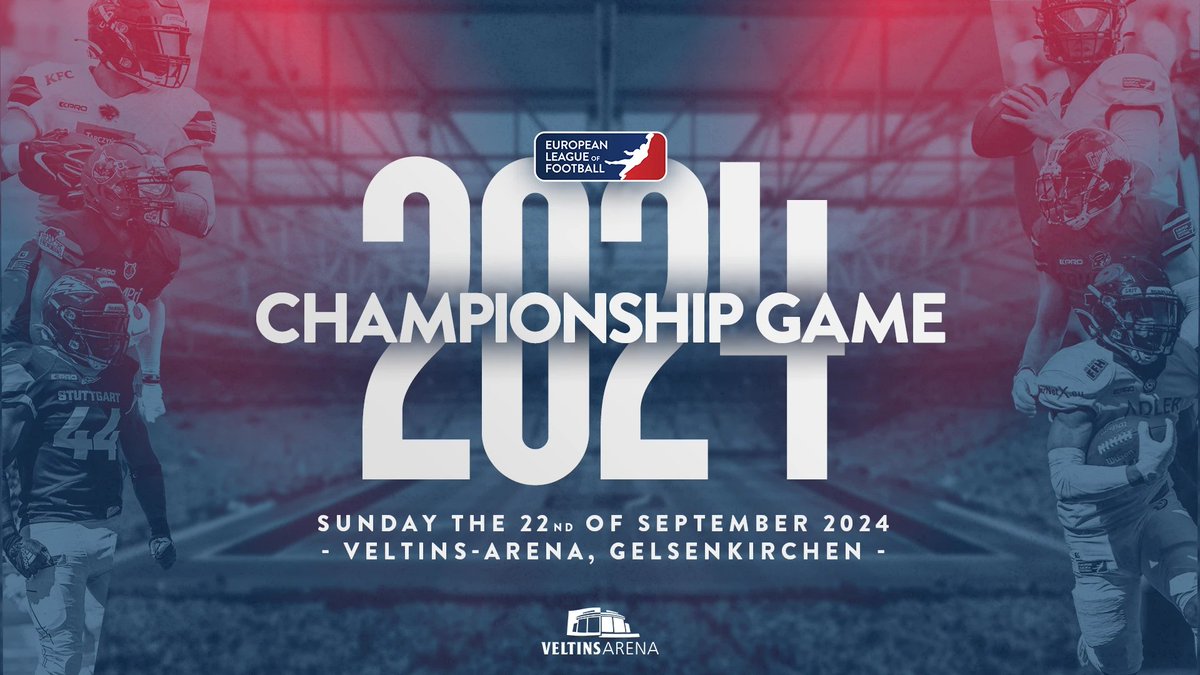 cc_eckner's tweet image. 🏈 Today, the 2024 European League of Football champions will be crowned. In what is a highly anticipated matchup, Rhein Fire and Vienna Vikings meet at Schalke to play for the title. I will call the action for the league's game pass. #ELF2024 gamepass.europeanleague.football/live/271543